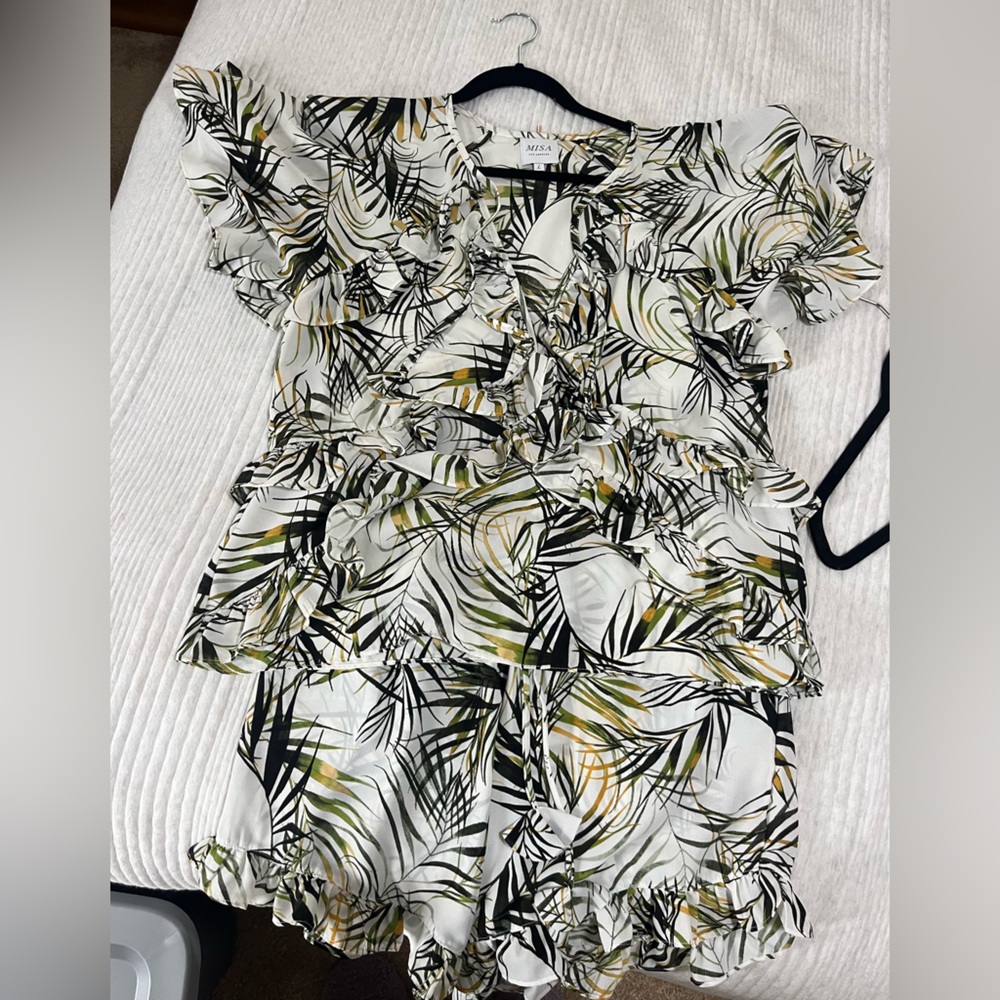 Misa Los Angeles matching top and shorts set
